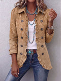 Padma | Giacca Ruffle con Stampa a Motivo Western