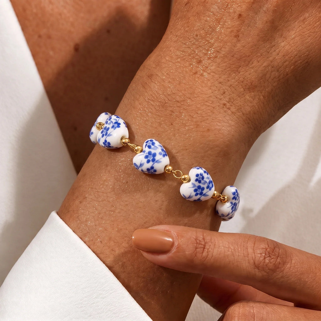 Bracciale Cuore di Ceramica