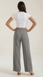 Pantaloni Baggy Brooke a Vita Media