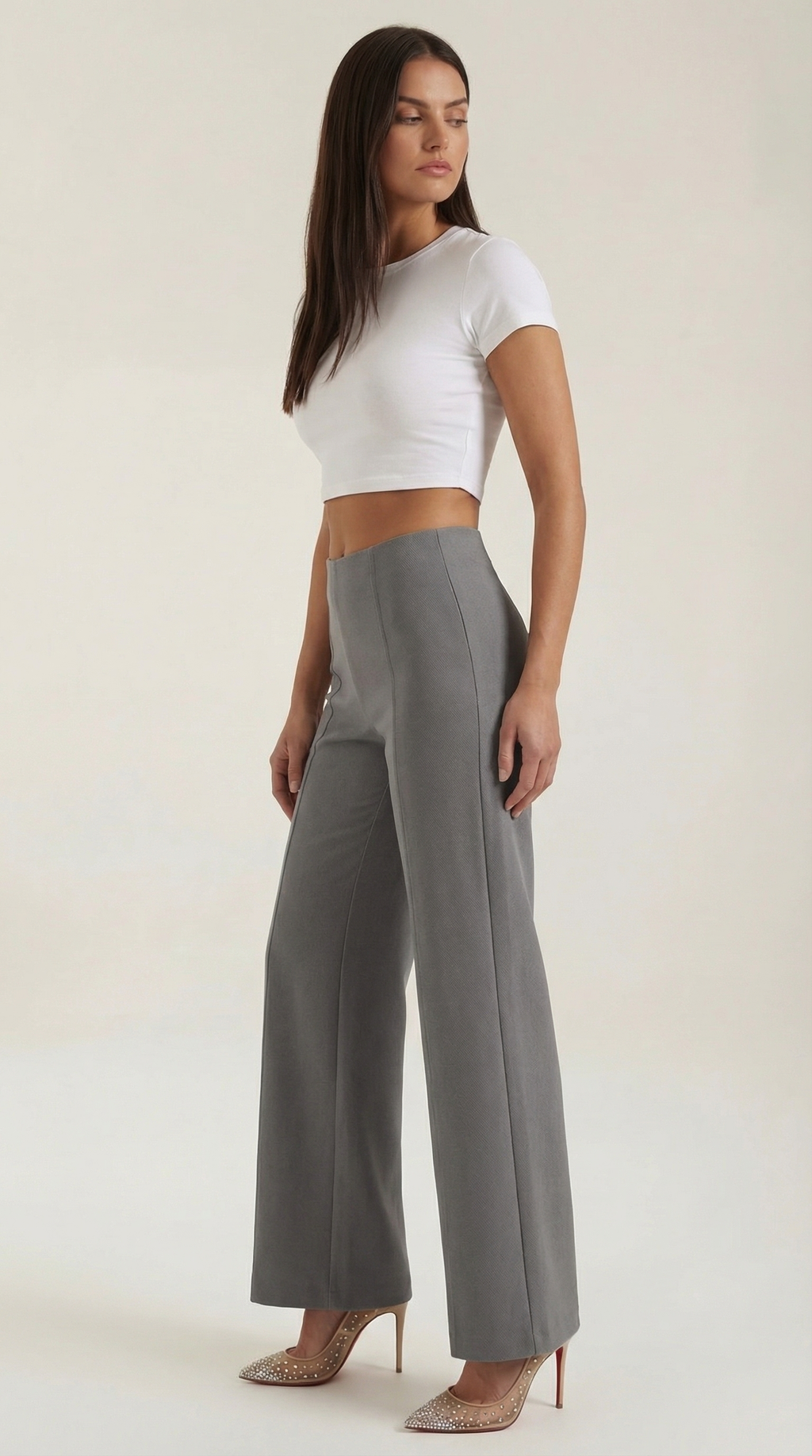 Pantaloni Baggy Brooke a Vita Media