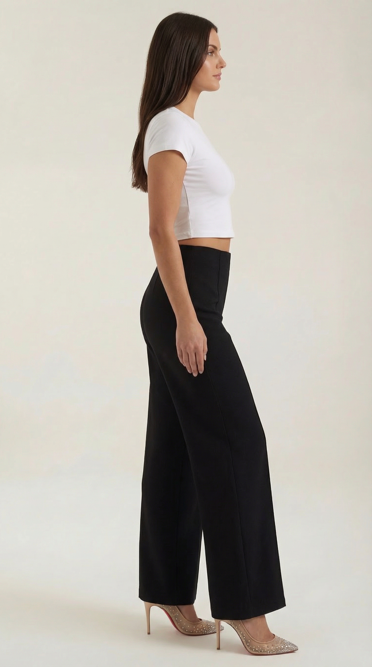 Pantaloni Baggy Brooke a Vita Media