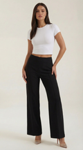 Pantaloni Baggy Brooke a Vita Media
