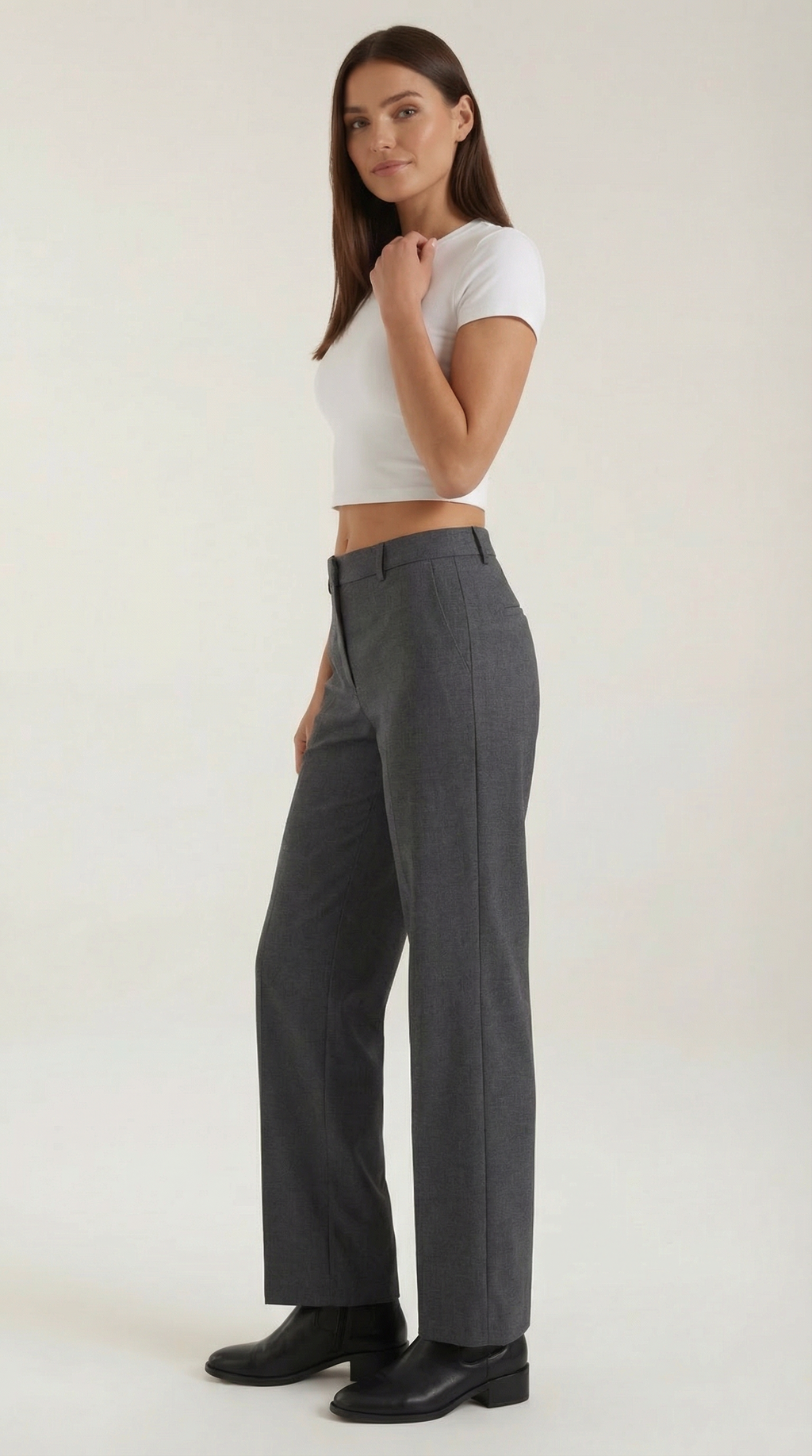 Pantaloni Plissettati Dritti Dorothy