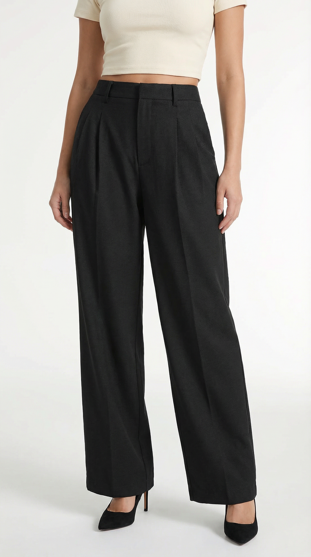 Pantaloni Plissettati Dritti Dorothy