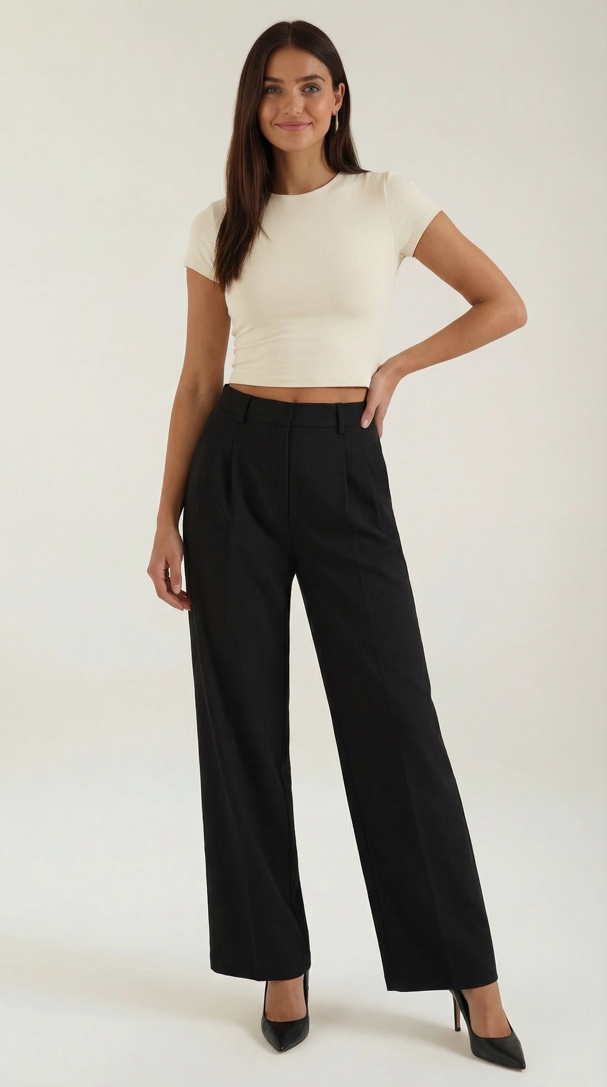 Pantaloni Plissettati Dritti Dorothy