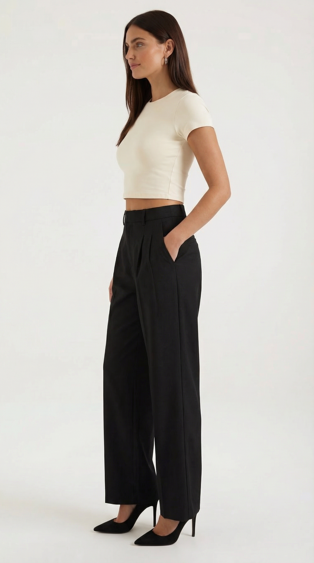 Pantaloni Plissettati Dritti Dorothy