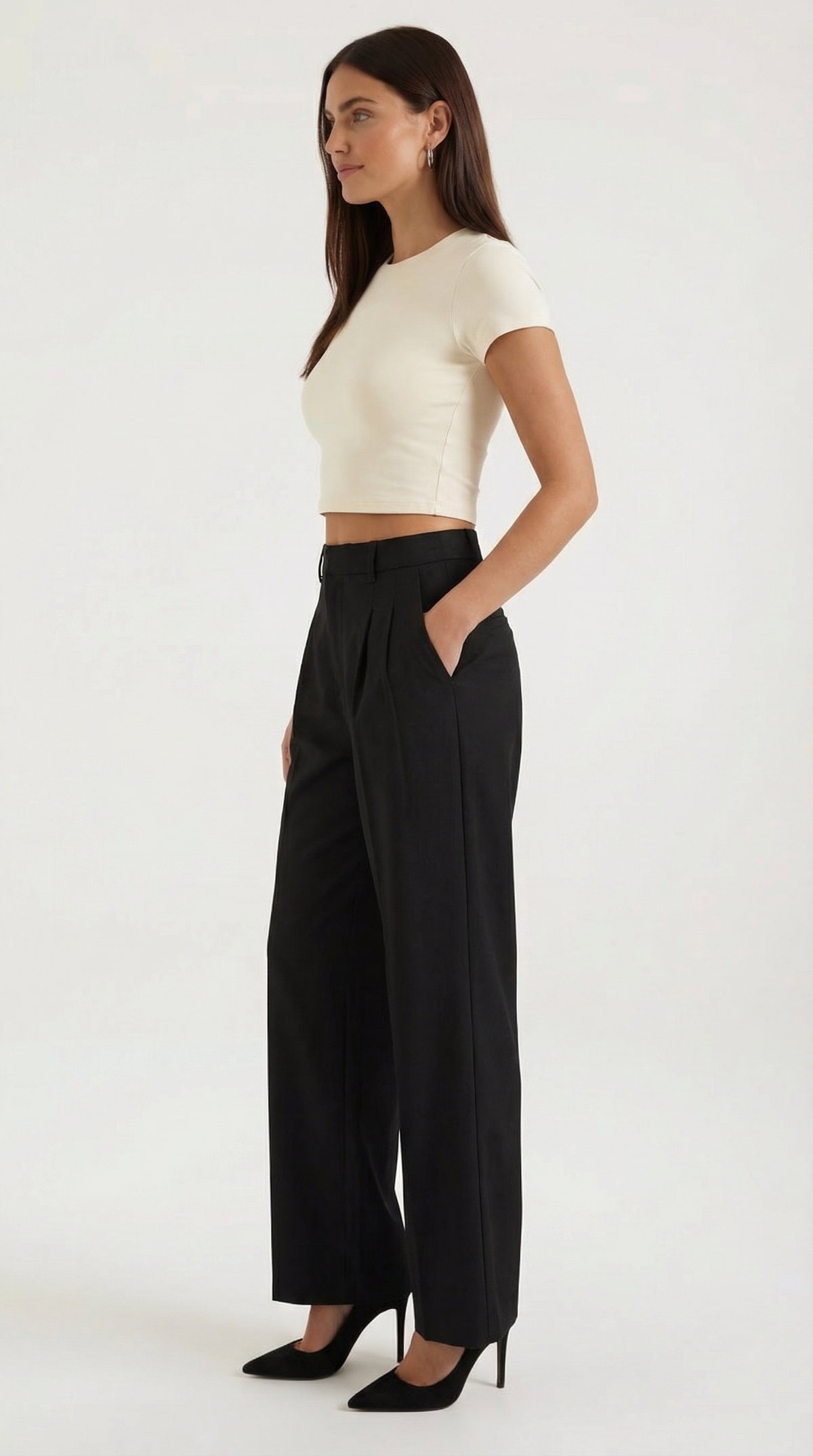 Pantaloni Plissettati Dritti Dorothy