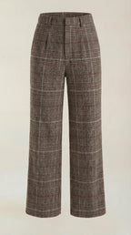 Pantaloni a quadri Leigh