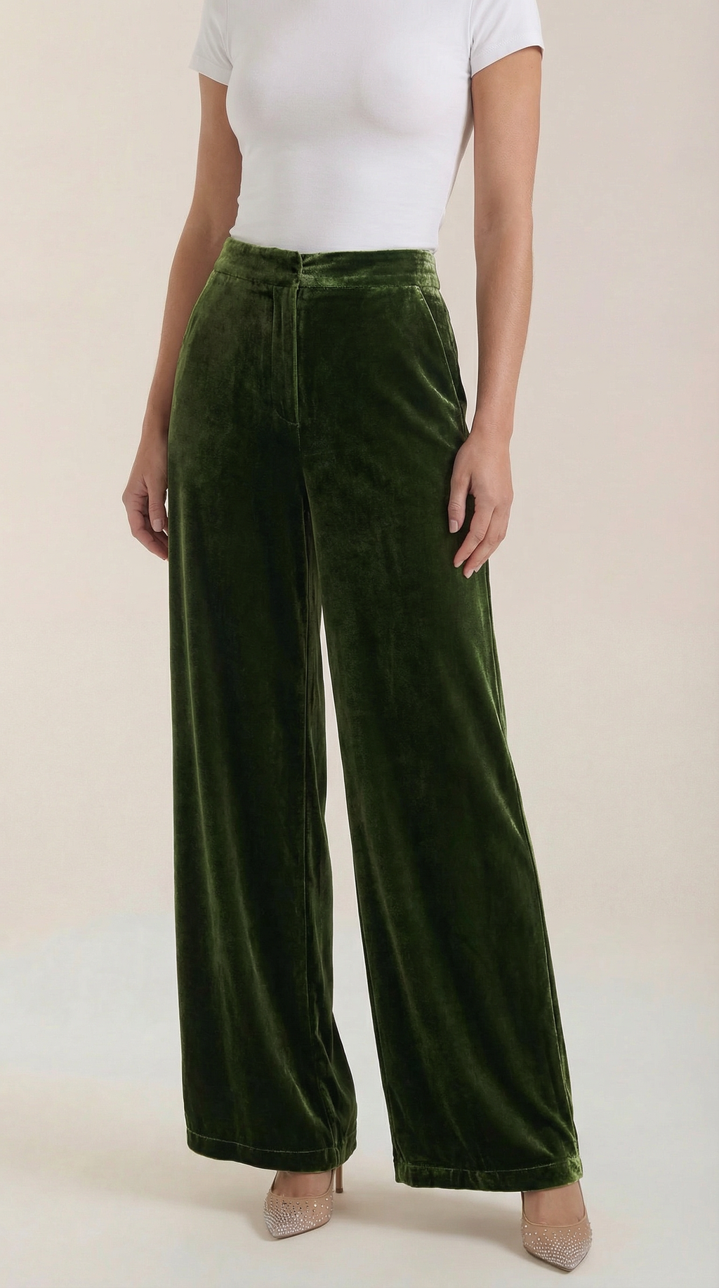 Nadine Pantalone Largo di Velluto