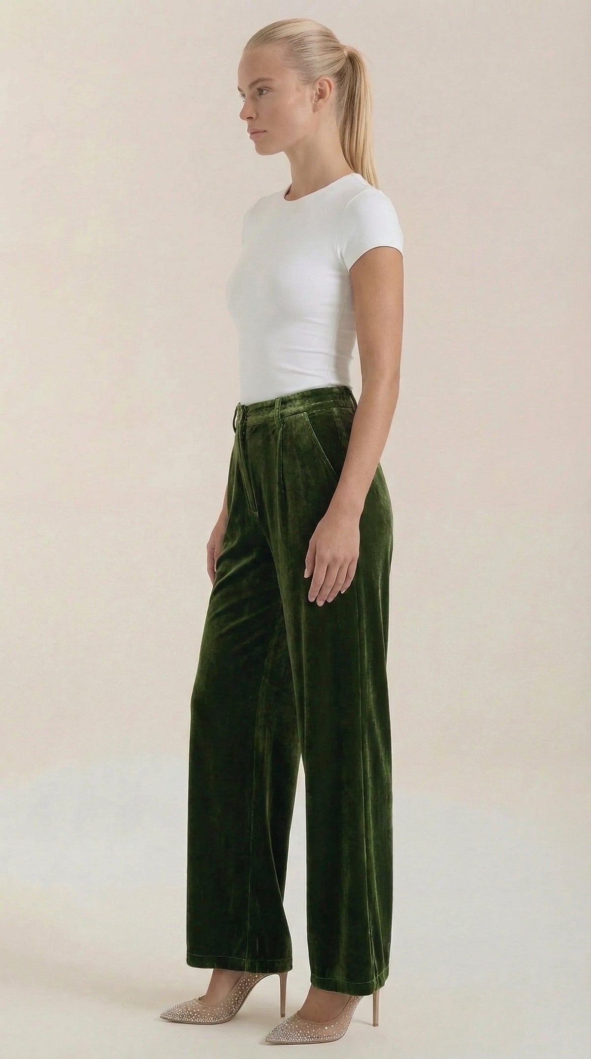Nadine Pantalone Largo di Velluto