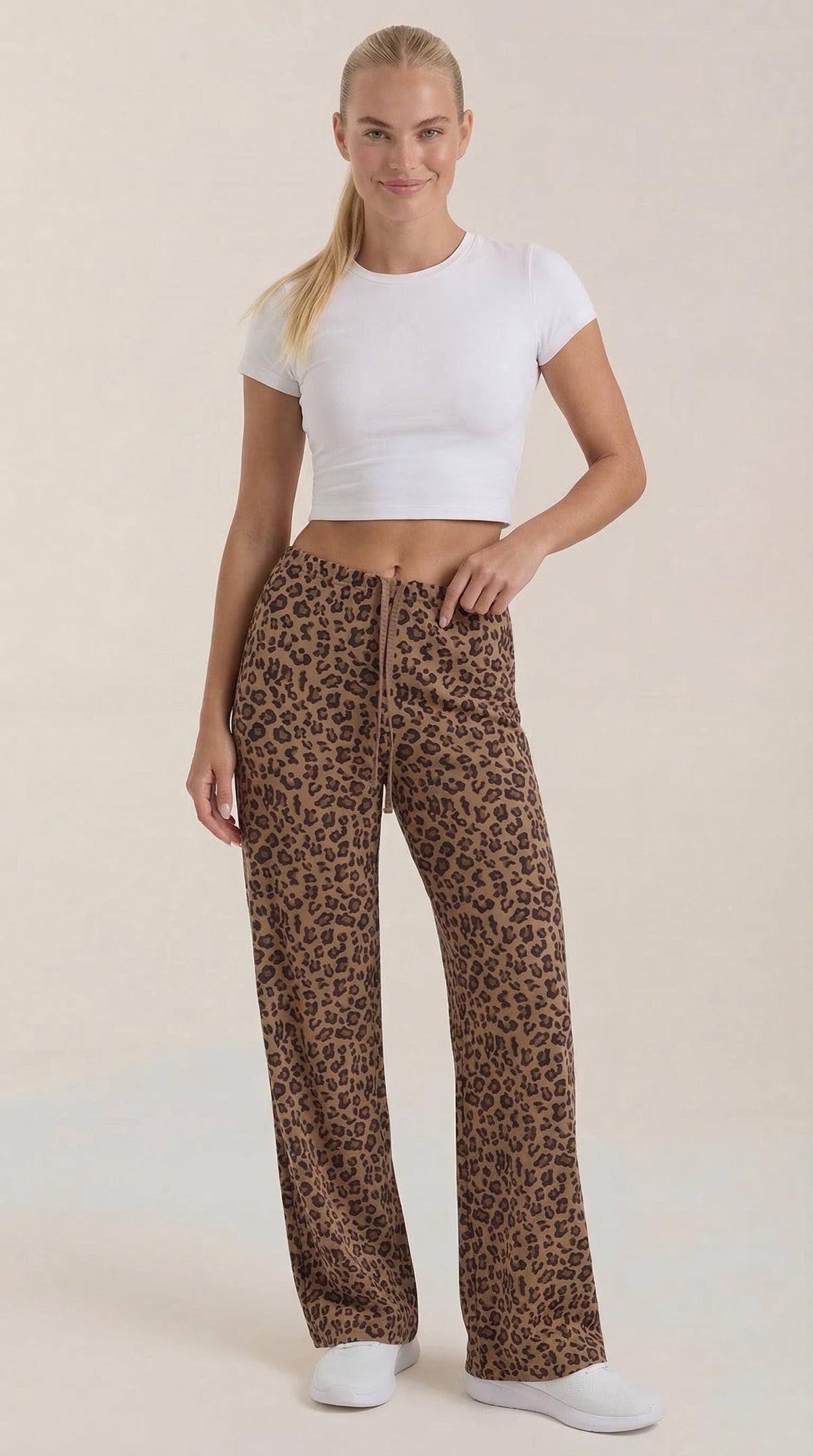 Pantalone Cleo - Stampa leopardata